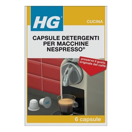 CAPSULE DETERGENTE MACCHINA NESPRESSO HG