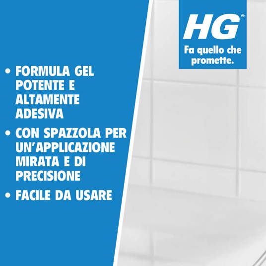 GEL POTENTE CON SPAZZOLA PER FUGHE 0,25L HG