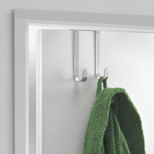 GANCIO DOPPIO DIETROPORTA METALTEX ARGENTO