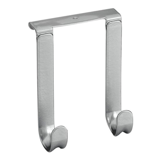 GANCIO DOPPIO DIETROPORTA METALTEX ARGENTO