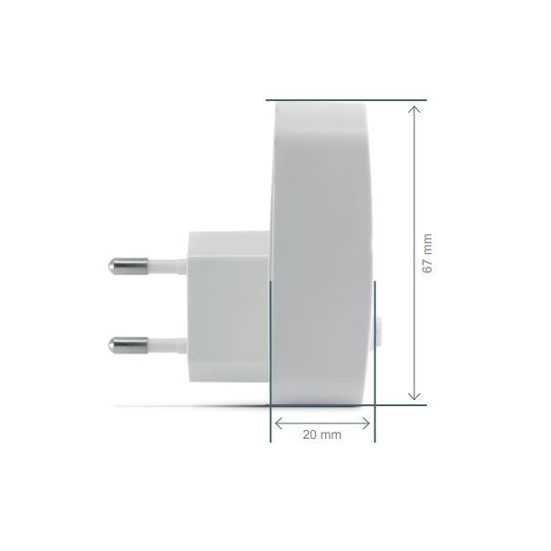 NIGHT LIGHT CON RILEVATORE CREPUSCOLARE E DIMMER