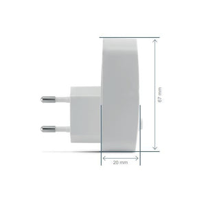 NIGHT LIGHT CON RILEVATORE CREPUSCOLARE E DIMMER