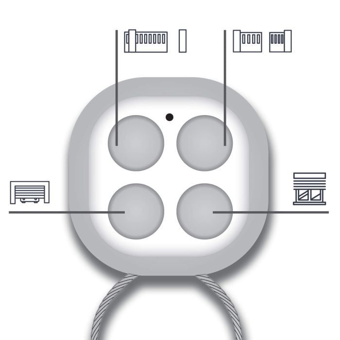 TELECOMANDO UNIVERSALE PER AUTOMATISMI DI CANCELLI E PORTE GARAGE 433/868MHZ