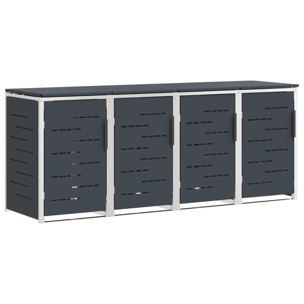 Stoccaggio contenitore a ruote Antracite 276 x 77,5 x 112,5 cm 3422242