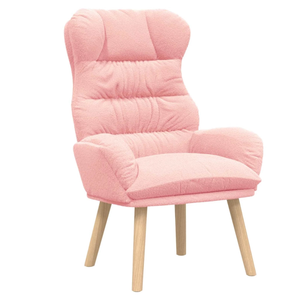 poltrona Rosa 69 x 74 x 93 cm Tessuto Sherpa 42001882