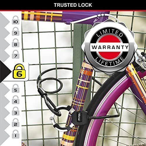 MASTER LOCK Street Cuff Nero 1000 mm Antifurto