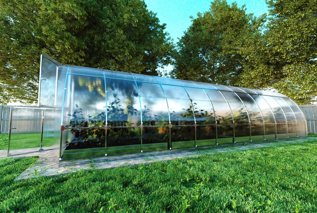 Serra da giardino KLASIKA TUBE 3 x 8 m (24 m²), 4 mm con rivestimento in policarbonato