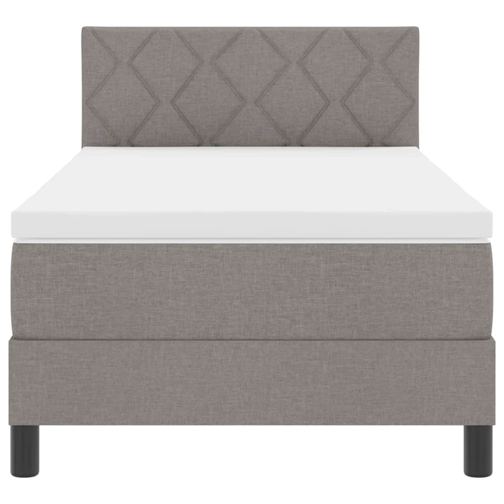 Letto singolo | Letto per adulti | Letto a molle con cuscino Talpa 90 x 190 cm Tessuto