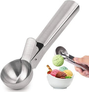 Spiedo - S - 17,8*4,8 cm - Spiedo in acciaio inossidabile - Spiedo con blocco di trazione - Ideale per gelato congelato, gelato e cialde di gelato - Spiedo - Spiedo multifunzionale - Frullatore per gelato