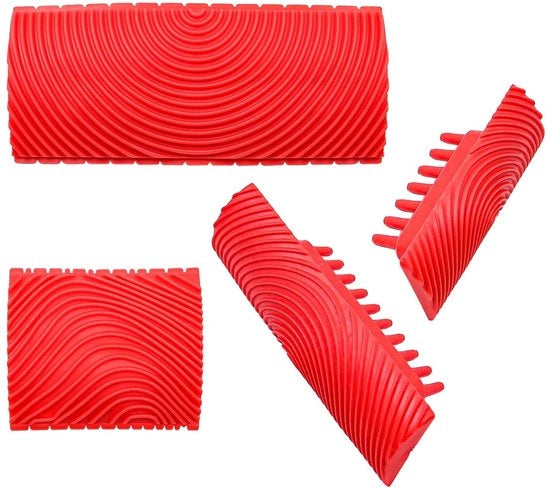 4 pezzi di utensile per la lavorazione del legno rosso per modelli di lavorazione del legno realistici