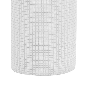 Dispenser serie next, color bianco con particolare lavorazione quadrettata