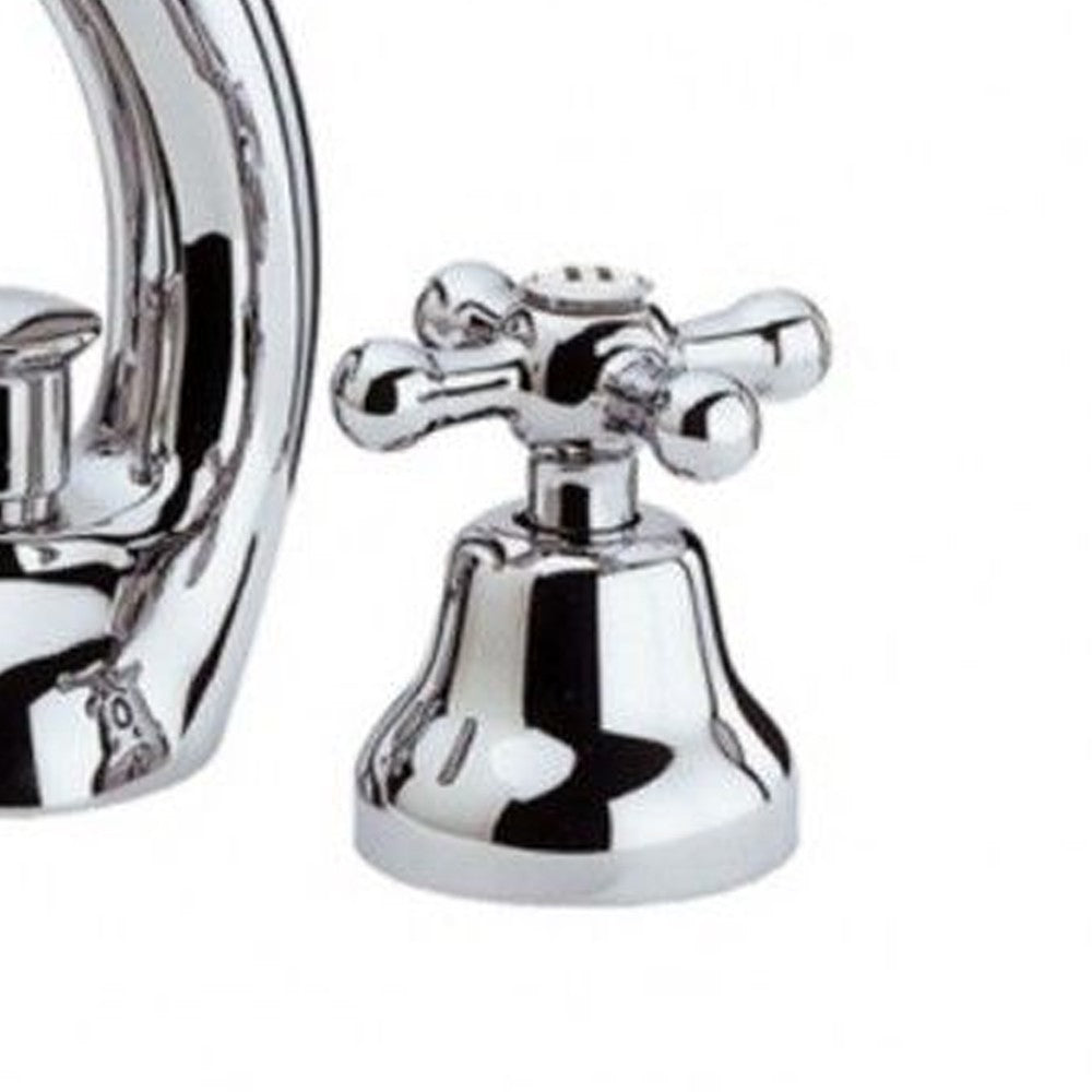 Rubinetto lavabo con bocca a c vitoni ceramici serie liberty