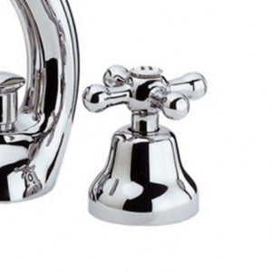 Rubinetto lavabo con bocca a c vitoni ceramici serie liberty