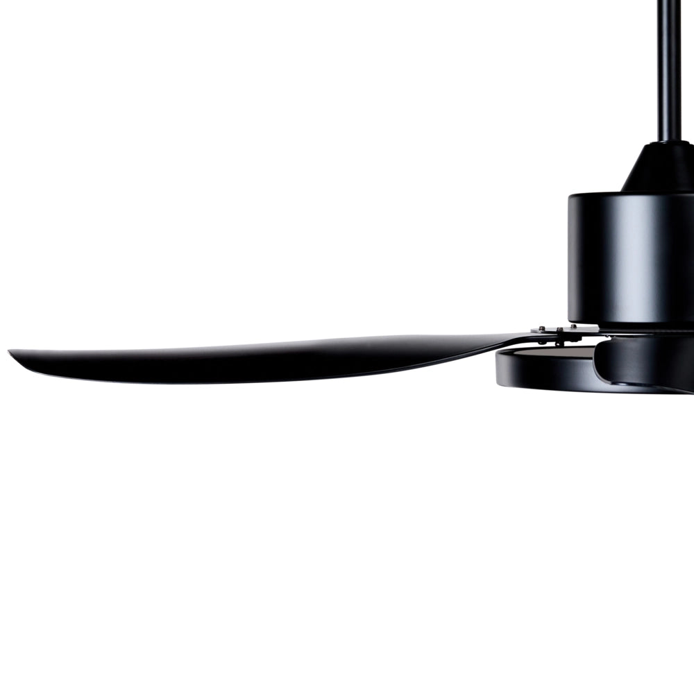 Ventilatore da soffitto con luce Materiale sintetico nero Telecomando Moderno Soggiorno scandinavo