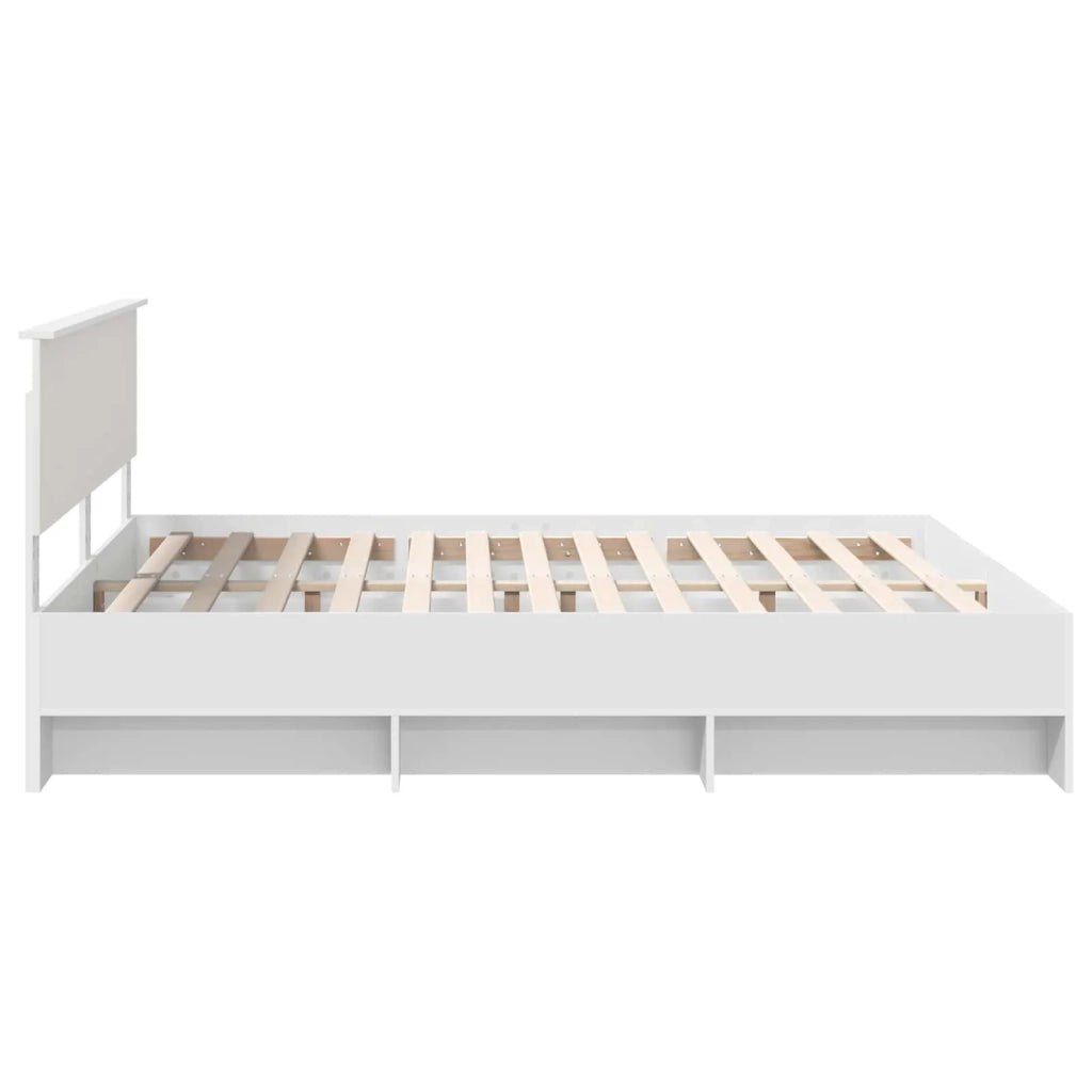 Struttura del letto Bianco 180 x 200 cm Legno multistrato 3408823