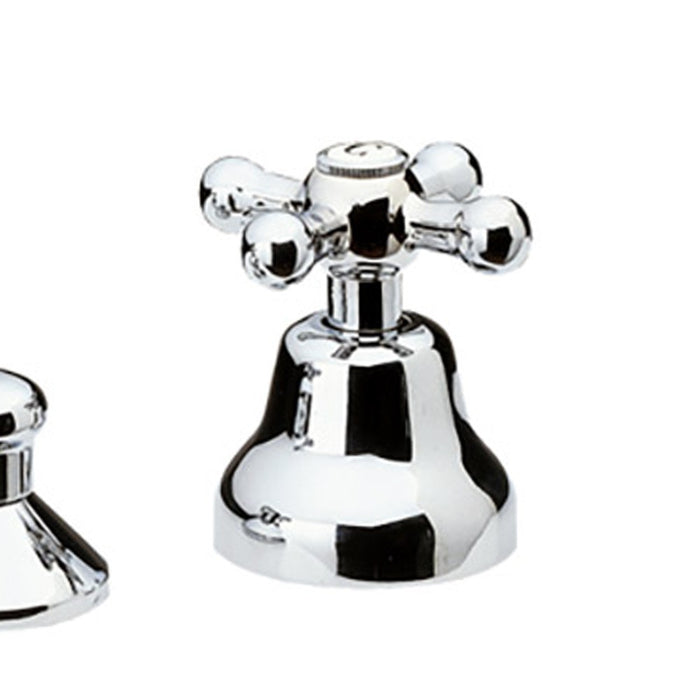 Rubinetto bidet con scarico automatico stile retro con vitoni ceramici - serie liberty