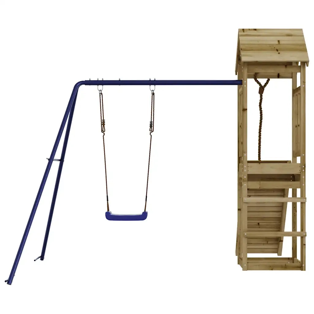 Set da Gioco da Esterno in Legno di Pino Impregnato CFW4055616