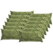 Federa 12 pcs HEERLEN Design a foglia 40 x 80 cm Poliestere 910038