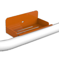 Porta sapone arancione per maniglie Goman