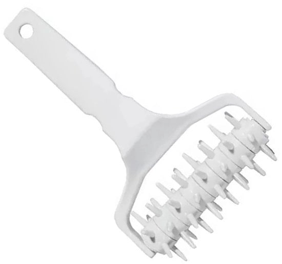 Fornello per Pizza - Strumento di Cottura Manuale - Roller per Impasto - Ideale per Amanti della Pizza - Materiale in Plastica - Bianco