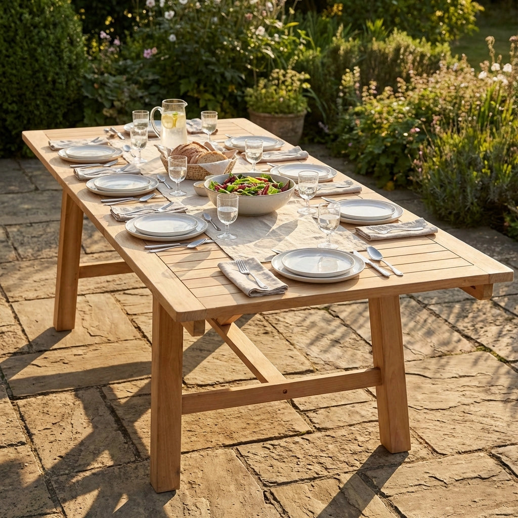 Tavolo da Giardino Allungabile in Teak - THOR
