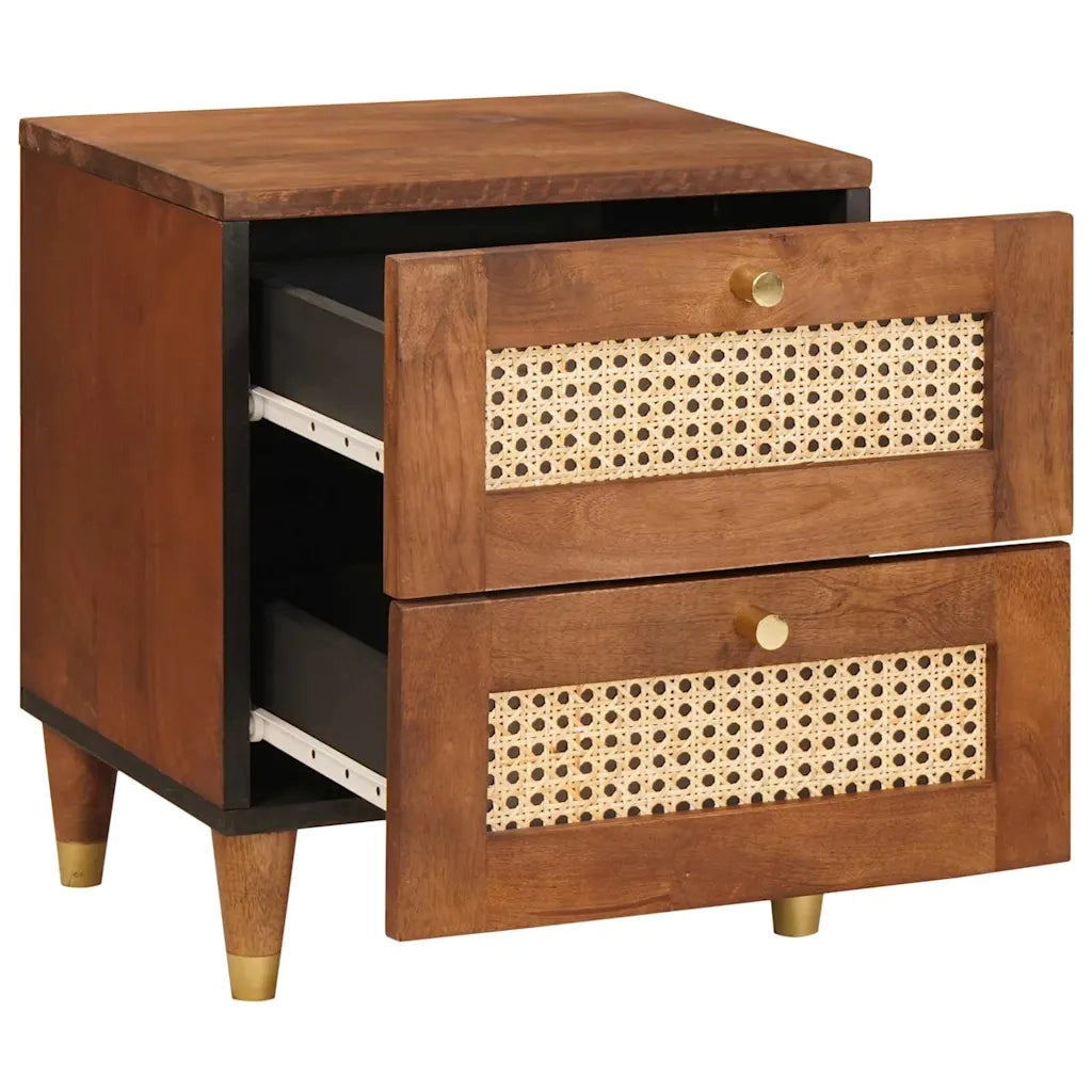 vidaXL Comodini con cassetto 2 pcs 40 x 33.5 x 46 cm