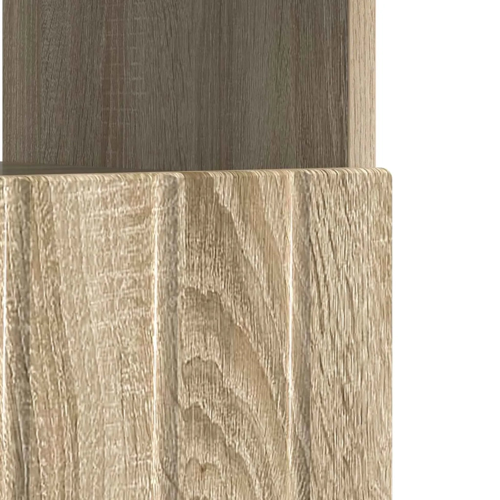 Mobile TV LED ZWOLLE Rovere Sonoma Legno ingegnerizzato 896557