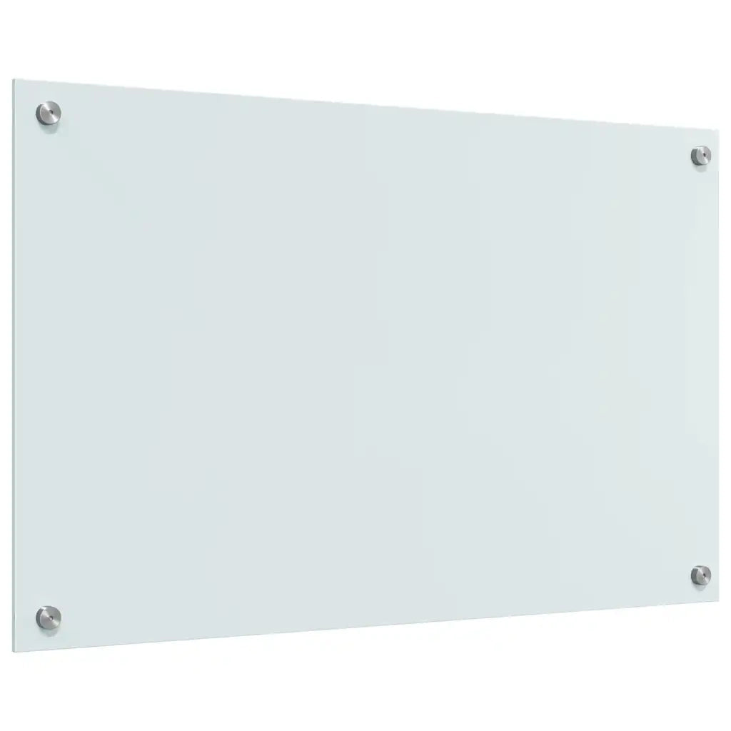 Schienale da cucina 2 pcs Bianco 80 x 50 cm vetro temperato 3415522