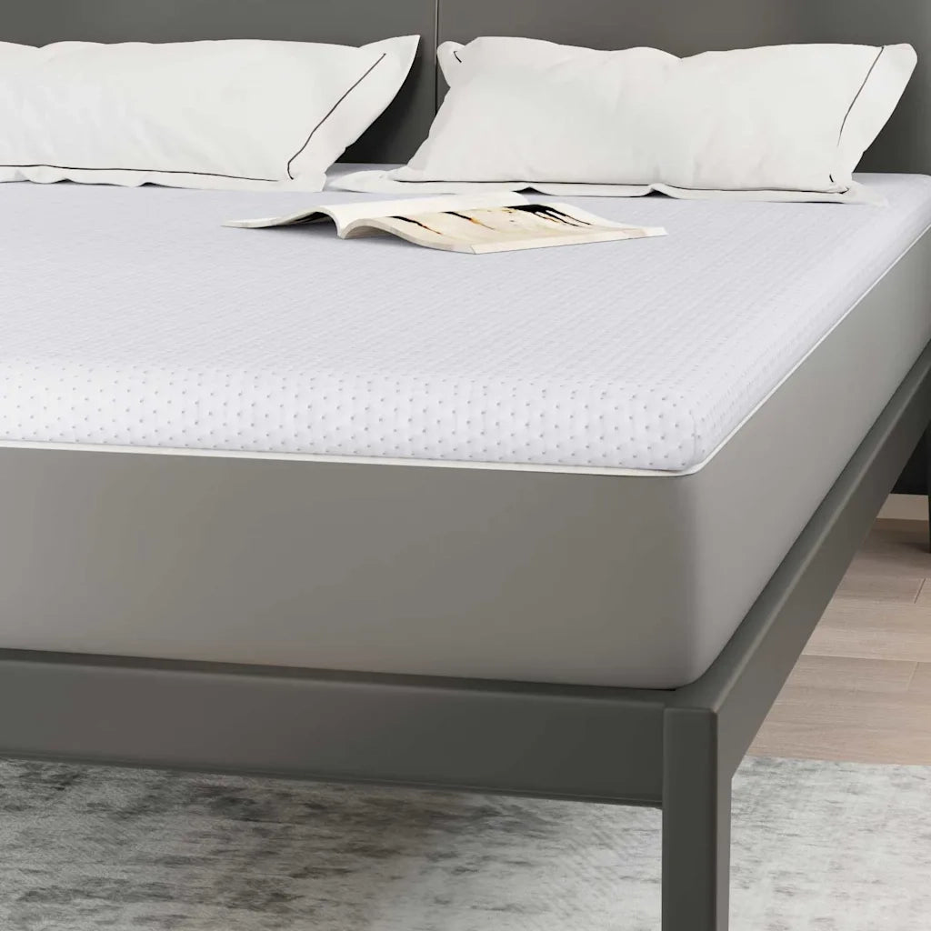 Topper per materasso Bianco 140 x 190 cm Tessuto Jacquard 4106182