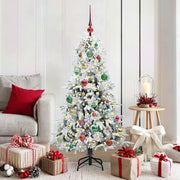 Albero di Natale Artificiale con Rami Pieghevoli Bianco 150 cm 3397479