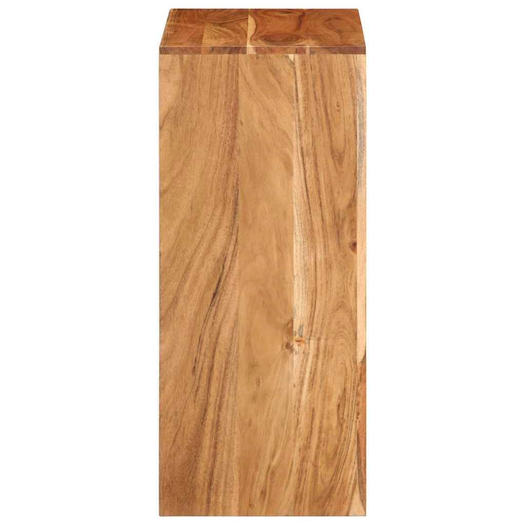 Cassettiera 55 x 33 x 75 cm ampio spazio di archiviazione design contemporaneo ingresso legno massello di acacia marrone miele 02_0056676