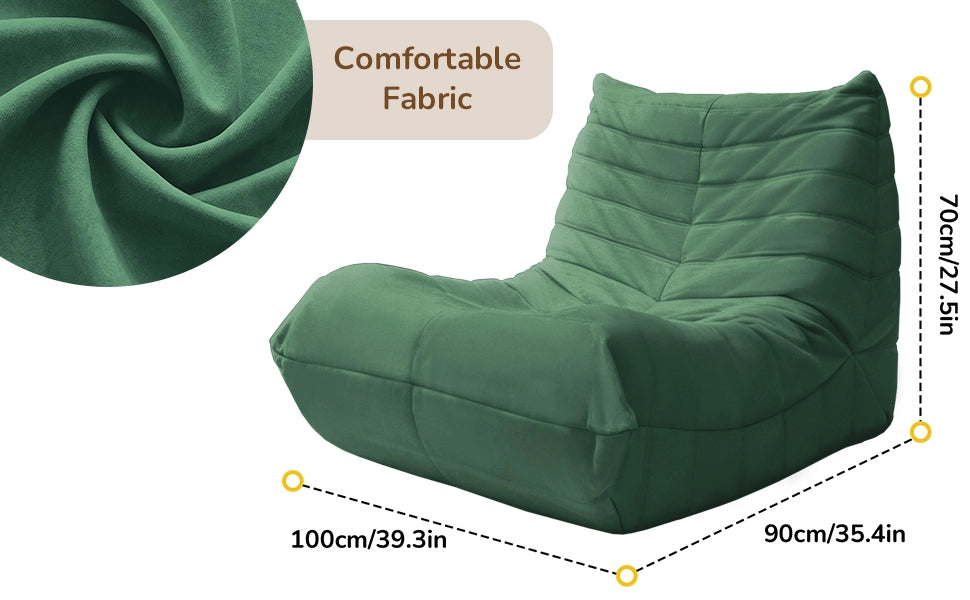 Poltrona a Pavimento Divano Lazy ¨C MINIMAL ¨C Schiuma ad Alta Densit¨¤, Relax