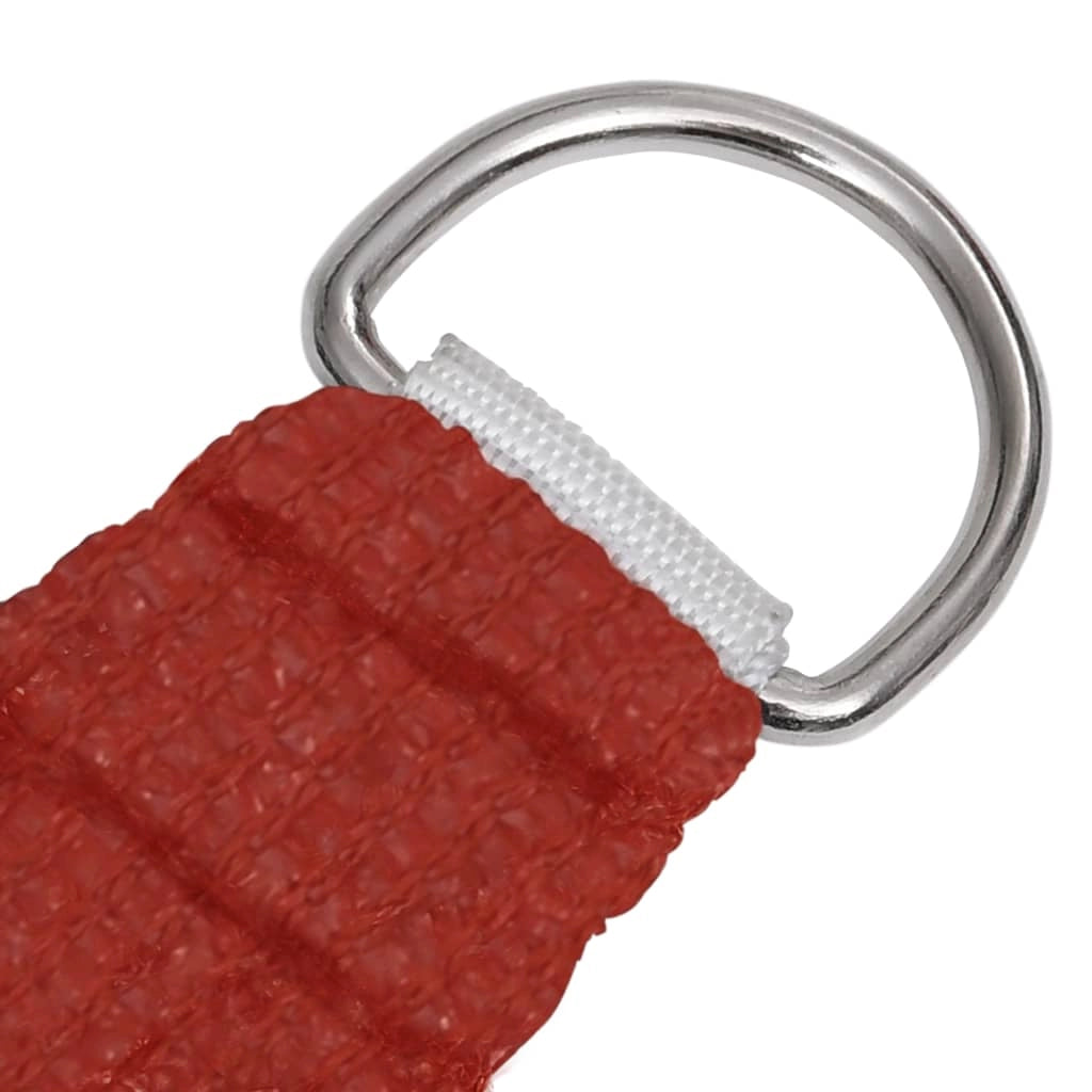 Vela ombreggiante/ombrellone 160 g/m² rosso 2,5 x 5 m HDPE 02_0009251