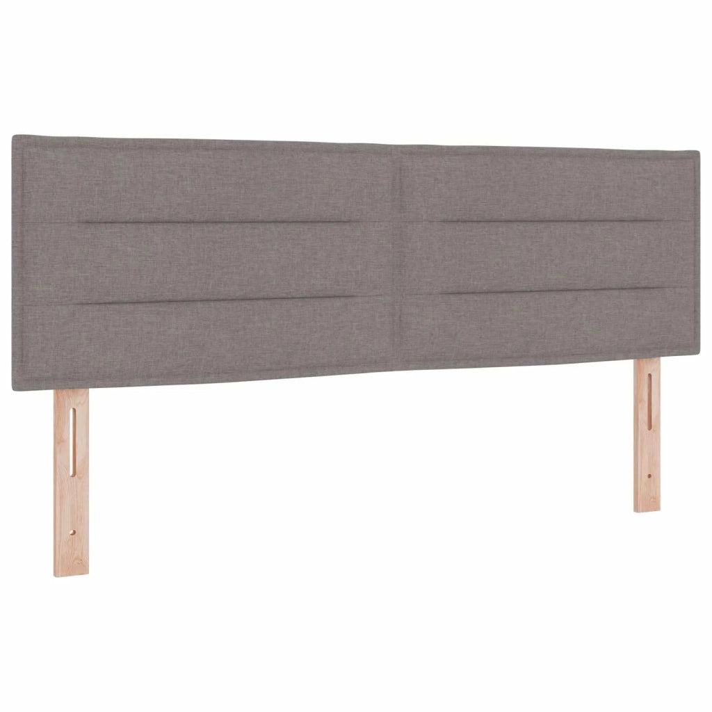 Letto ottomano con materasso Tortora 140 x 190 cm Tessuto 3456244