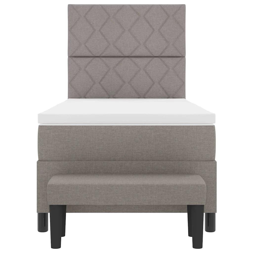 Letto a molle con materasso Talpa 90 x 200 cm Tessuto 3344118