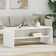 Tavolino da salotto Bianco 100 x 50 x 40 cm Legno multistrato 8000284