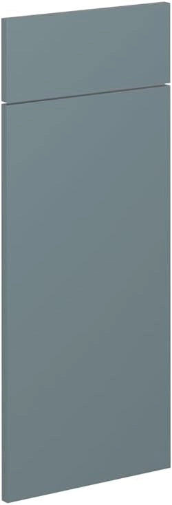 Frontale cucina R-Line, Grigio-blu, 59.6 x 71.3 cm frontale del mobile per mobile forno a mezza altezza, adatto per armadi da cucina R-Line per un montaggio semplice