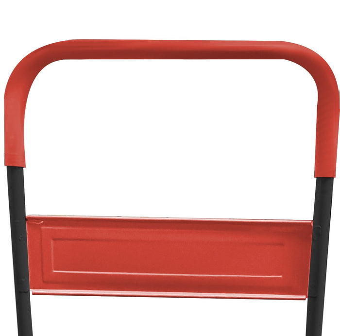 Fenixshop24 Carrello da trasporto pieghevole con piattaforma e ruote girevoli a 360°- carichi fino a 200 Kg - struttura in acciaio.