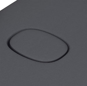 FENIXSHOP24 LETTINO MASSAGGIO IN LEGNO 2 ZONE - LETTINO MASSAGGI,LETTINO ESTETISTA FISIOTERAPIA,TATTOO,PORTATILE RICHIUDIBILE COD-05(NERO)