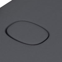 FENIXSHOP24 LETTINO MASSAGGIO PROFESSIONALE 2 ZONE IN ALLUMINIO PORTATILE RICHIUDIBILE - PER ESTETISTA, FISIOTERAPIA,TATTOO COD-08