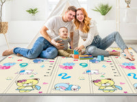 Tappeto Gioco Bambini Neonati impermeabile Pieghevole e reversibile 180 x 150 x 1 -- FD024-
