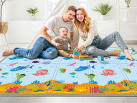 Tappeto Gioco Bambini Neonati impermeabile Pieghevole e reversibile 180 x 150 x 1 -- FD024-