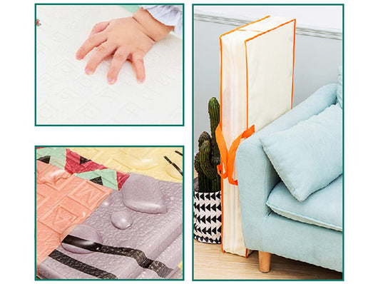 Tappeto Gioco Bambini Neonati impermeabile Pieghevole e reversibile 180 x 150 x 1 -- FD024-