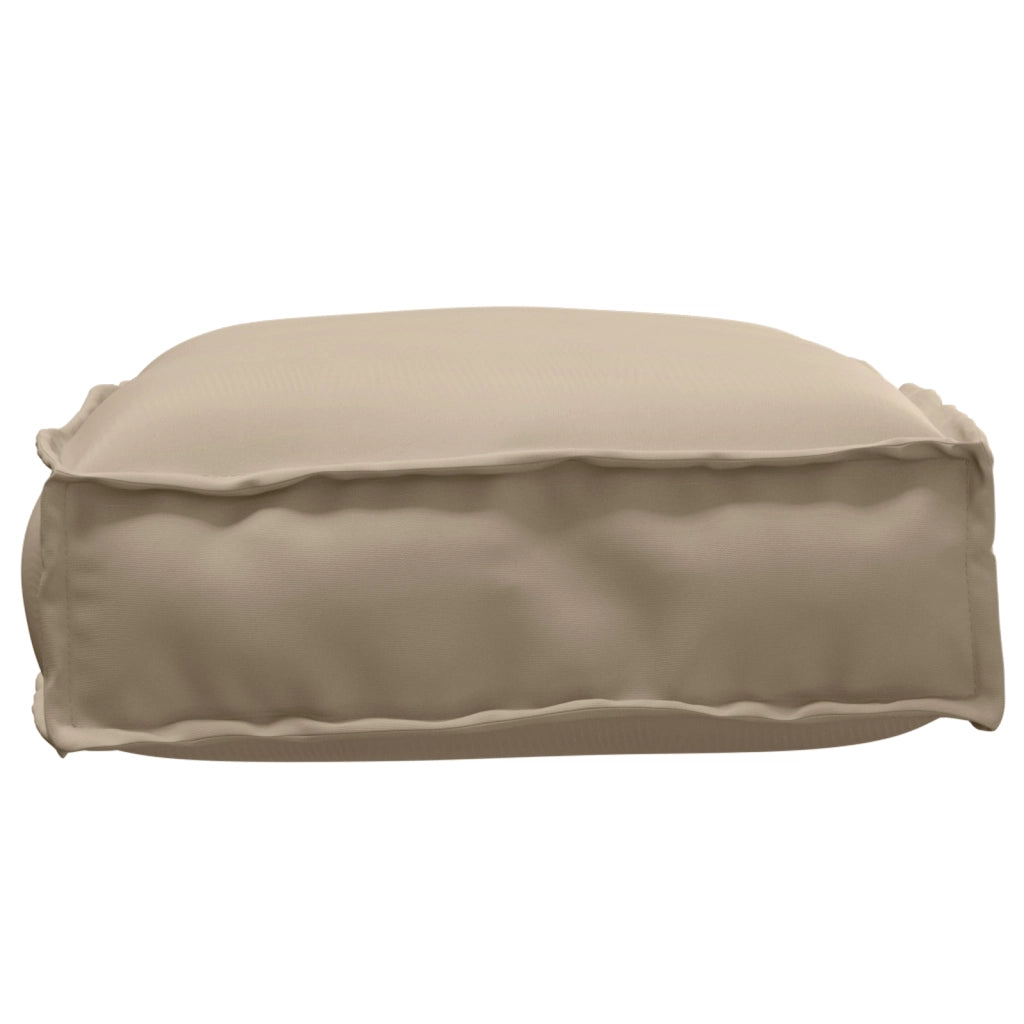 Cuscino per pallet per seduta tortora 60x40x8 cm tessuto Oxford