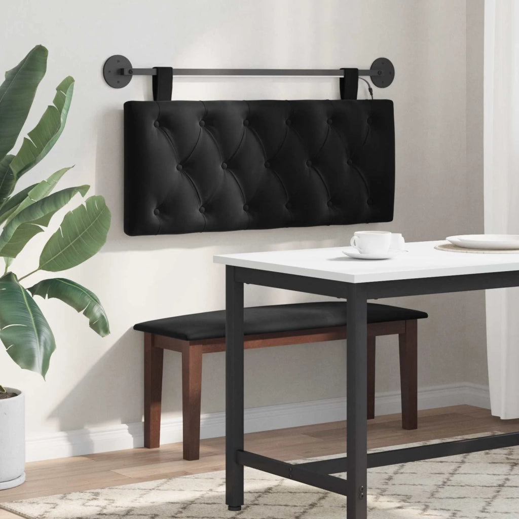 Testiera | Testata sospesa Con luce LED Nero Velluto