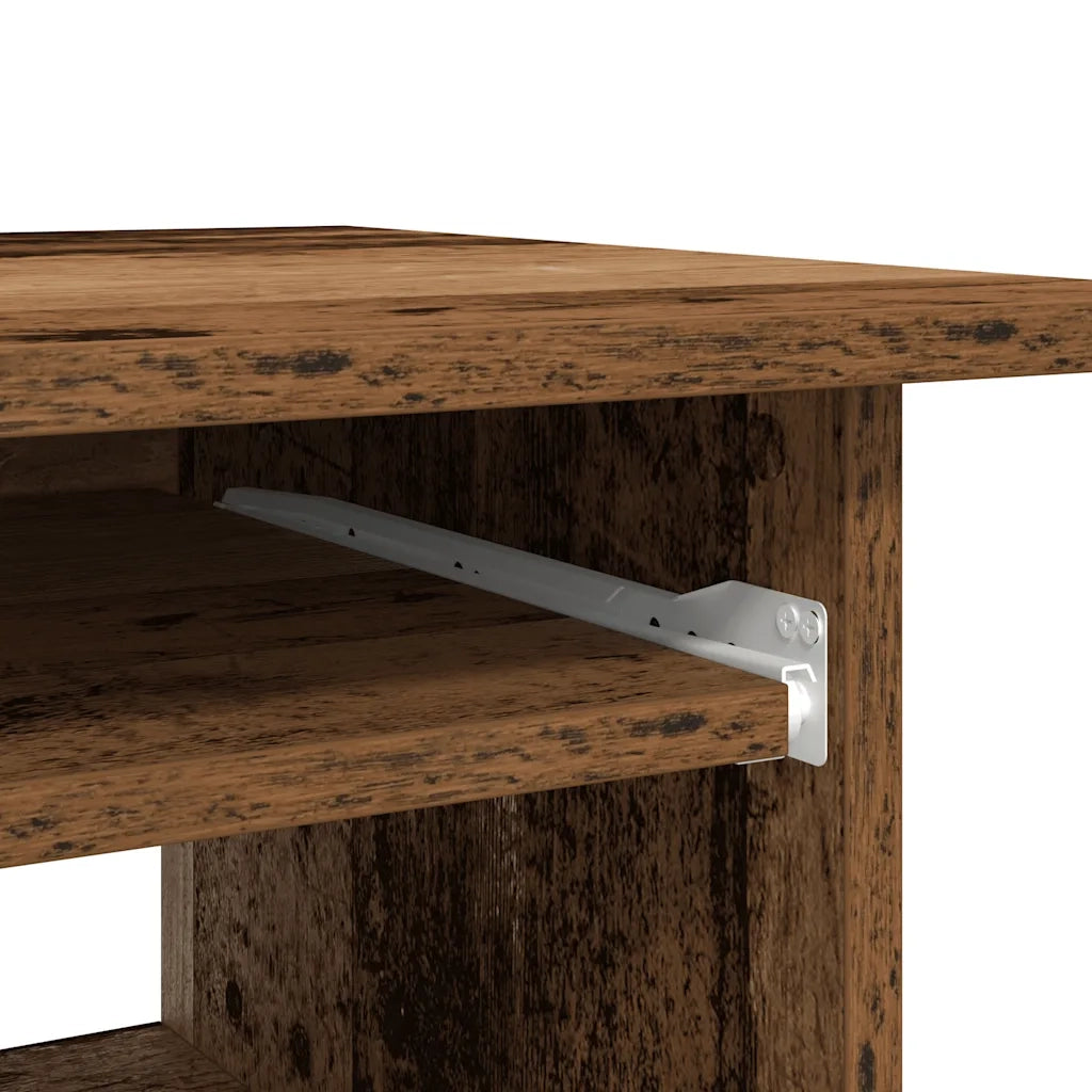 Scrivania Legno Antico 80x45x74 cm in Legno Multistrato