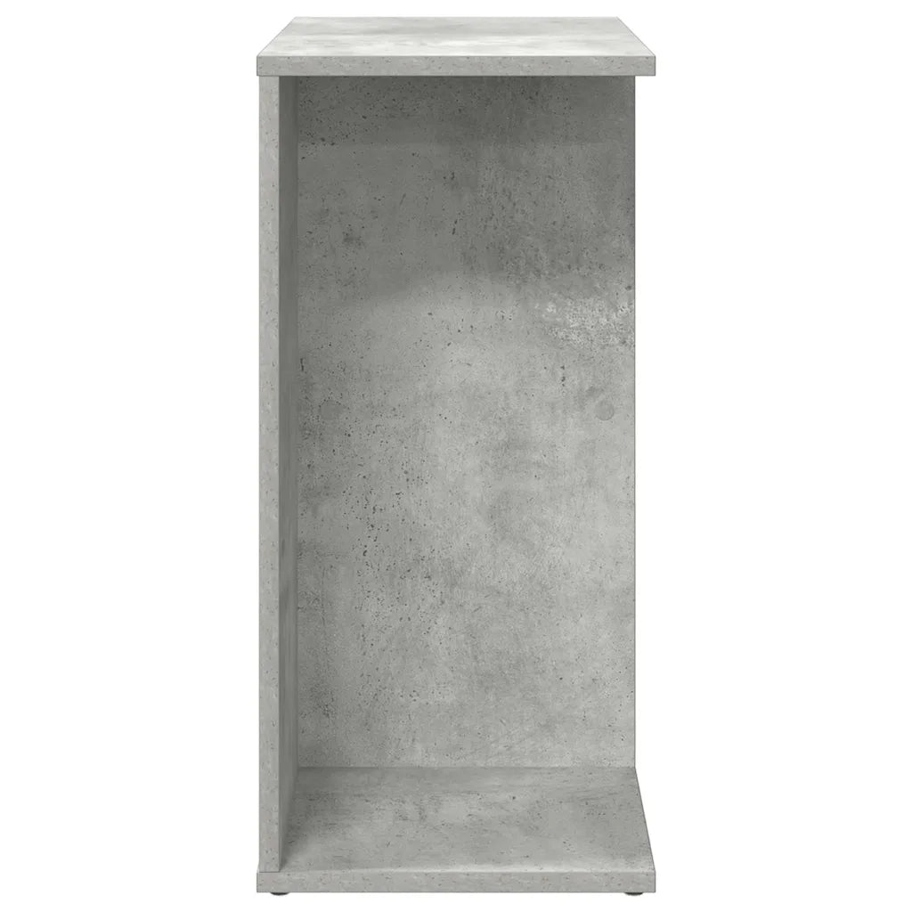 Comodini 2 pz-Set di 2 Tavolino da notte Grigio Cemento 46,5x29x61 cm in Legno Multistrato