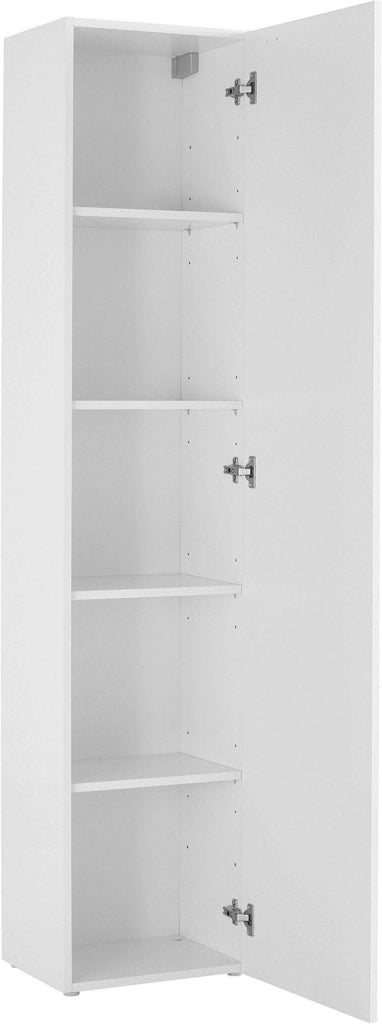 Armadio 1 Anta 40x30x180 cm Maruska Bianco Lucido