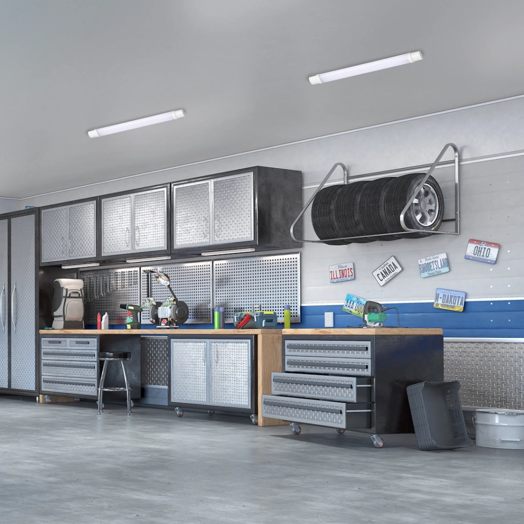 Plafoniera LED Batten 18W 60cm 4000K IP65 bianca