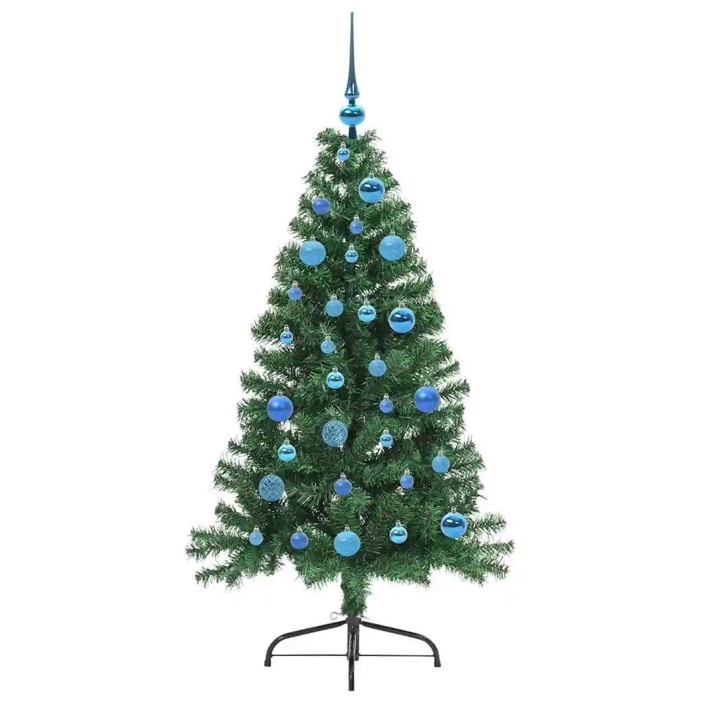 Albero di Natale | Decorazioni natalizie artificiale con luci integrate Verde 150 cm